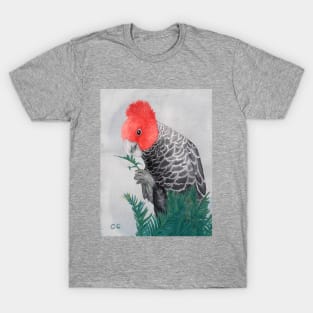 Australian Gang Gang Parrot painting T-Shirt